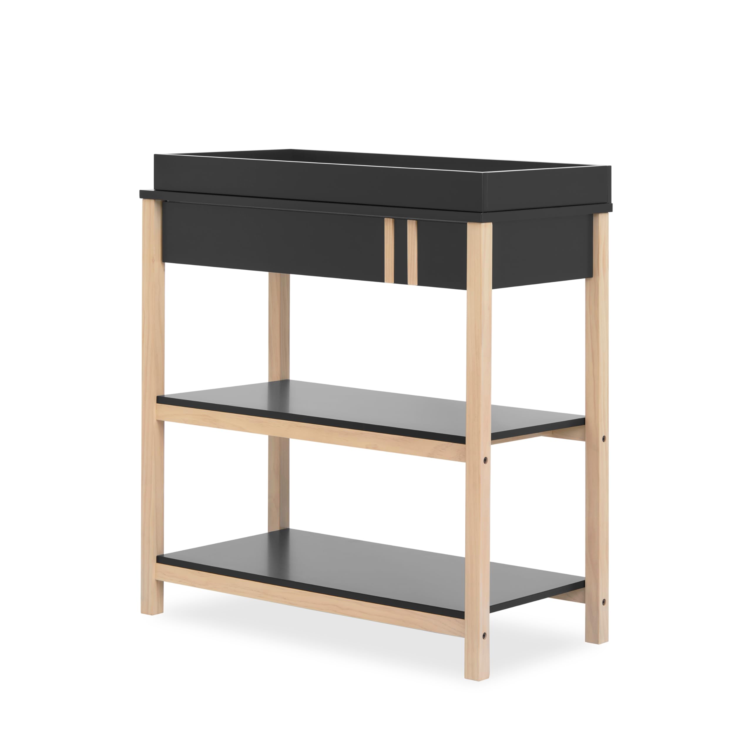 Soho Baby Changing Table in Matte Black Vintage