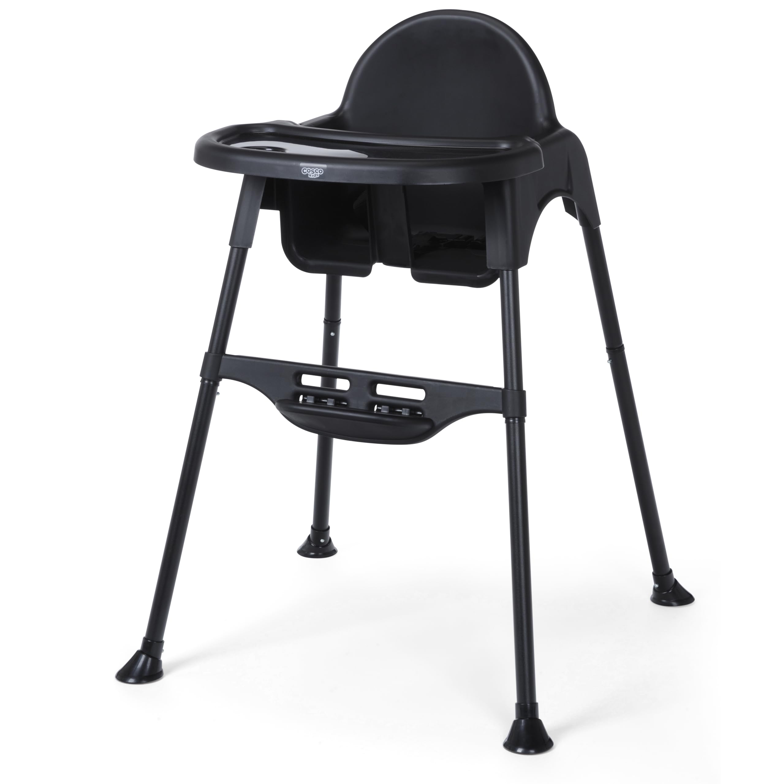 Lightweight Portable High Chair with Adjustable Tray and Footrest