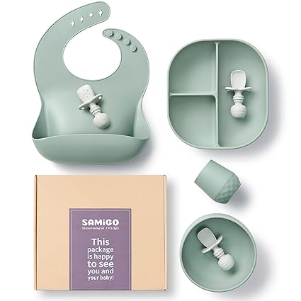 Silicone Baby Feeding Set, Baby Led Weaning Supplies