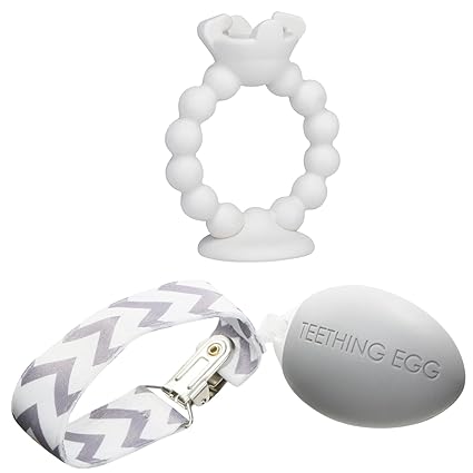 and Grippie Ring - Baby Development Toys, Teether for 3, 4, 6