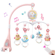 Baby Musical Crib Mobile for Bassinet with Projector and Night Light,150 Music,