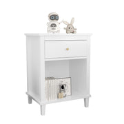 Nightstand with 1 Drawer, 26.68 Inch Bedside Furniture
