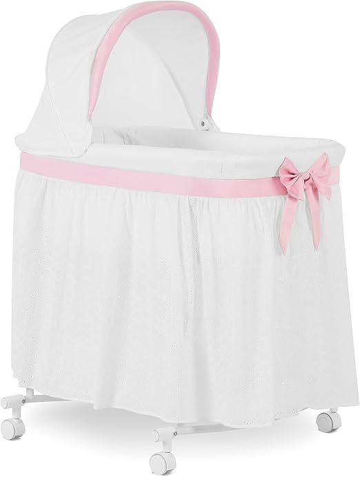 Me Montreal Portable 2-in-1 Convertible Baby Bassinet in Grey