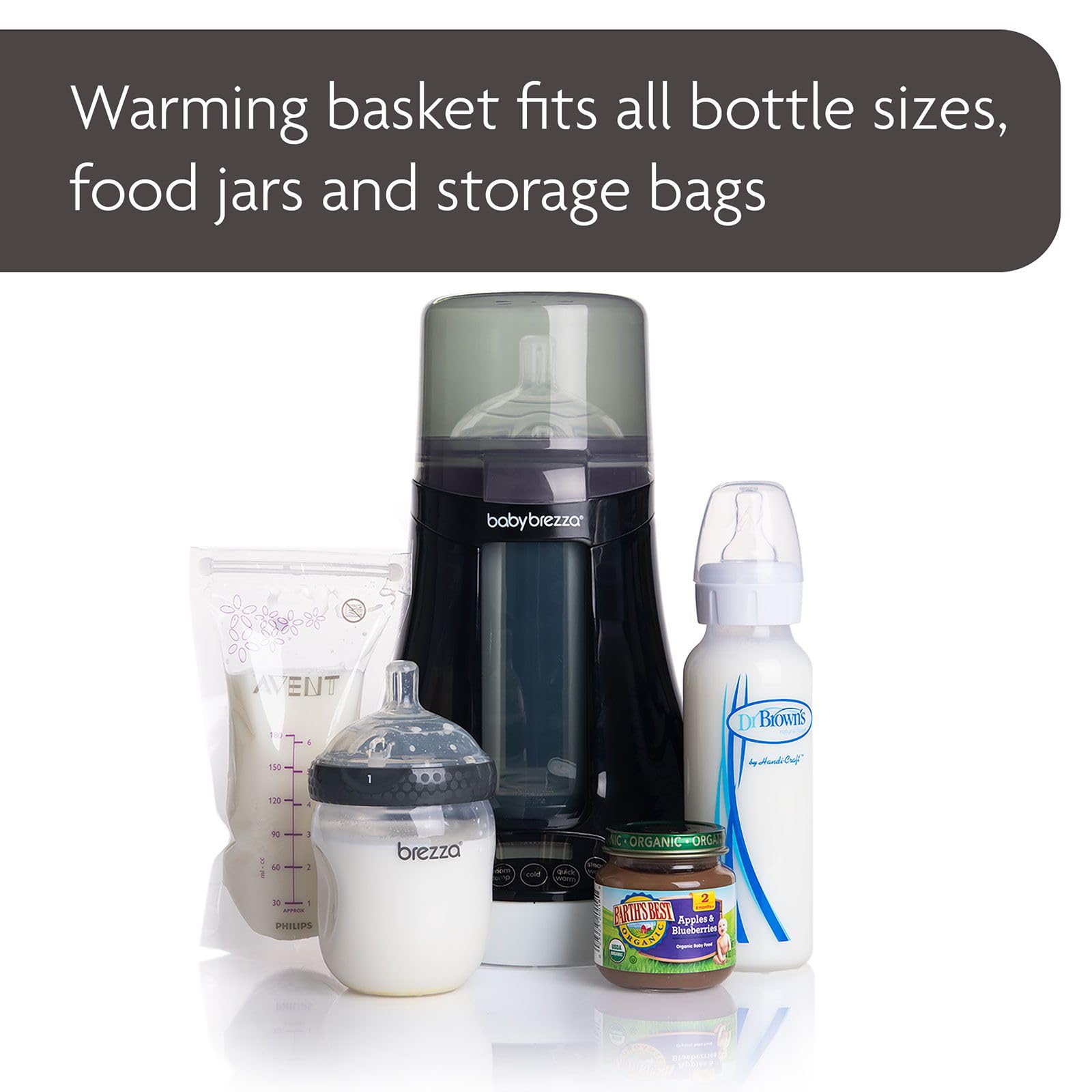 Fast Baby Bottle Warmer - Baby Milk Warmer + Breastmilk Warmer