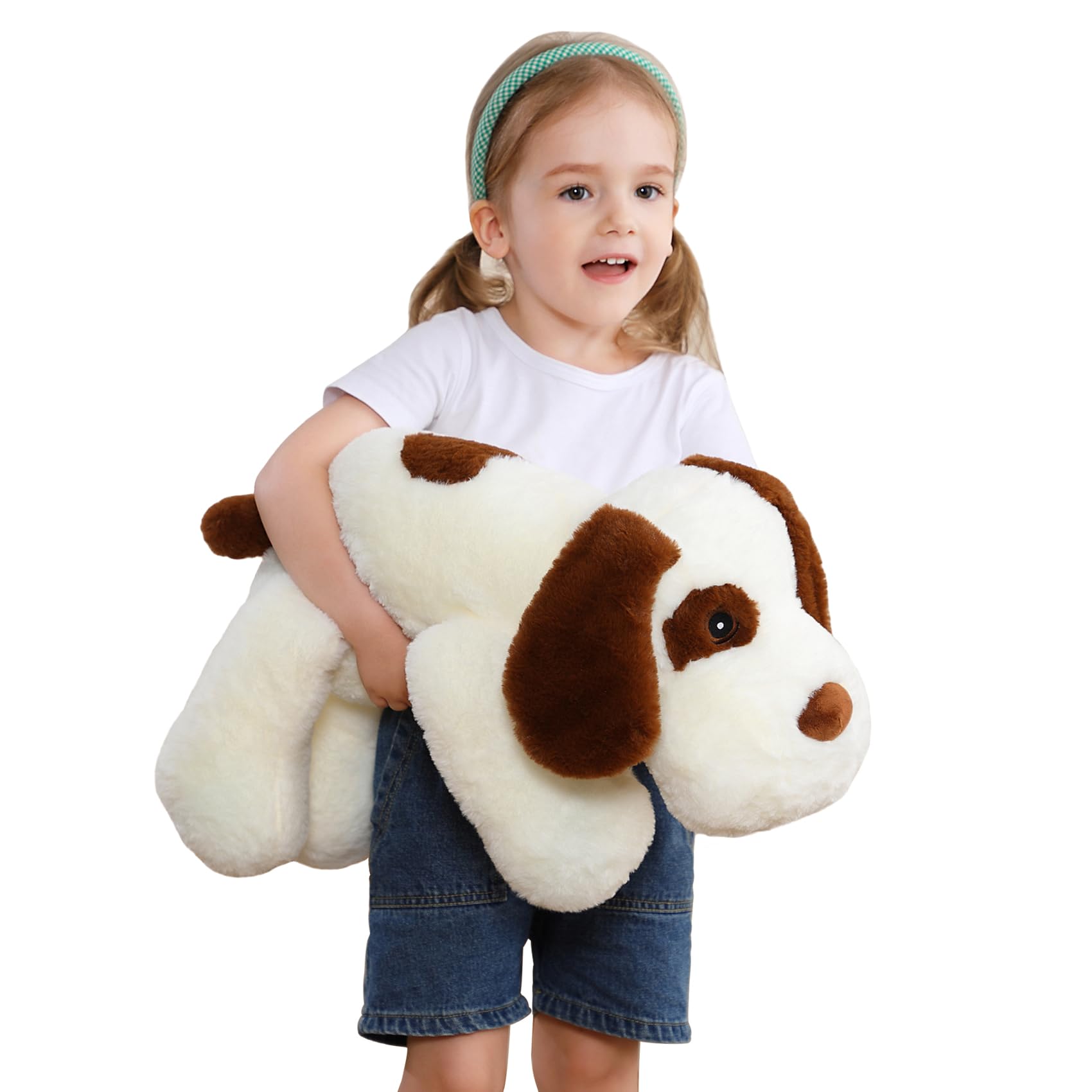 5lbs 24in Dog Weighted Stuffed Animals, Large Weighted Dog Plush