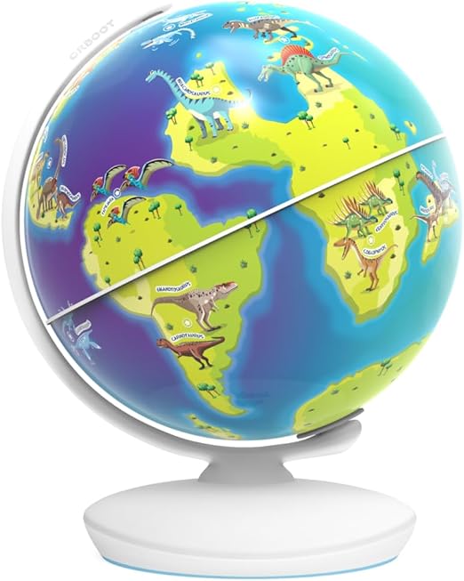 Interactive Dinosaur Toys - Orboot Dinos (Globe + App) 50 Dinosaurs