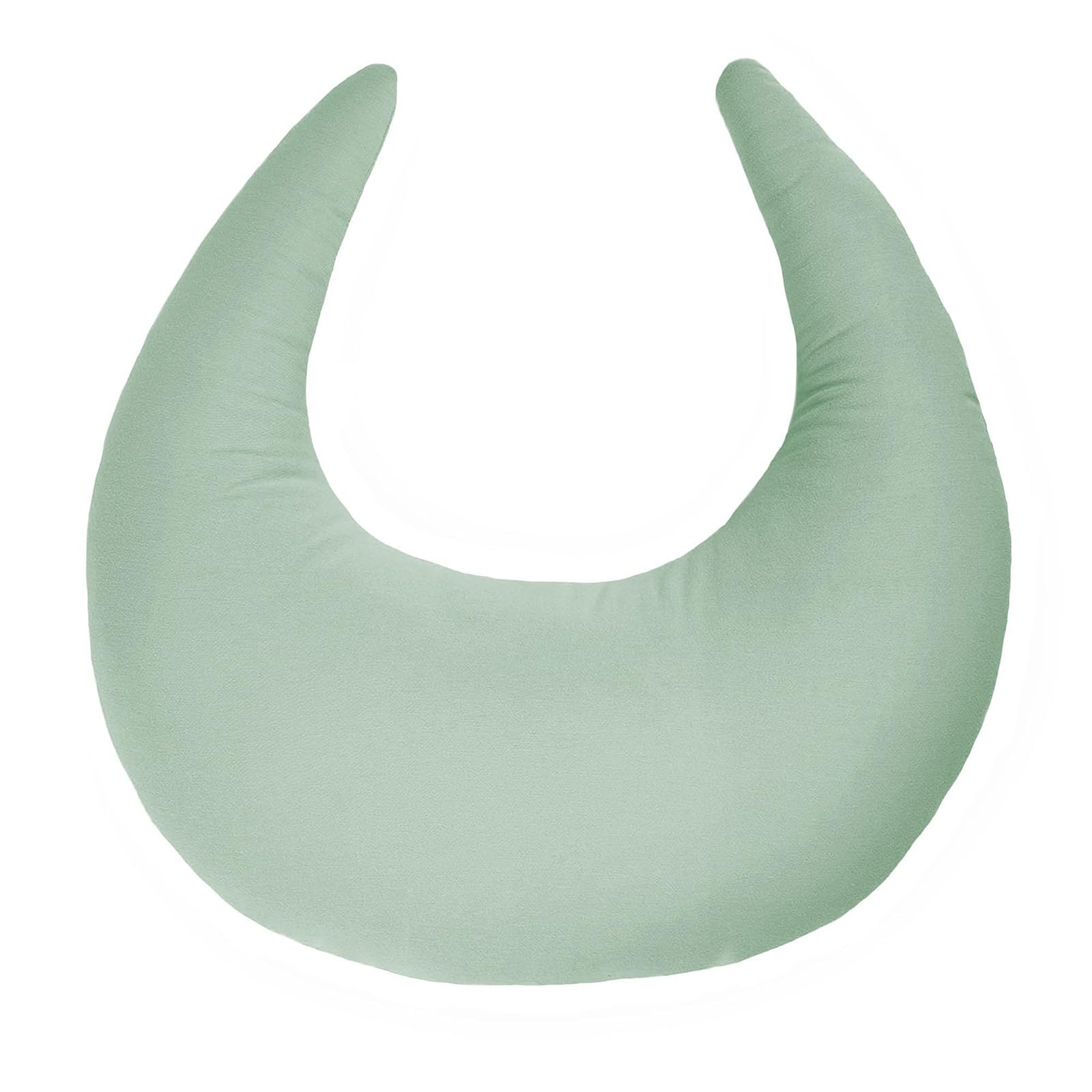 Crescent-Shaped Organic Nursing Pillow Cover Compatible