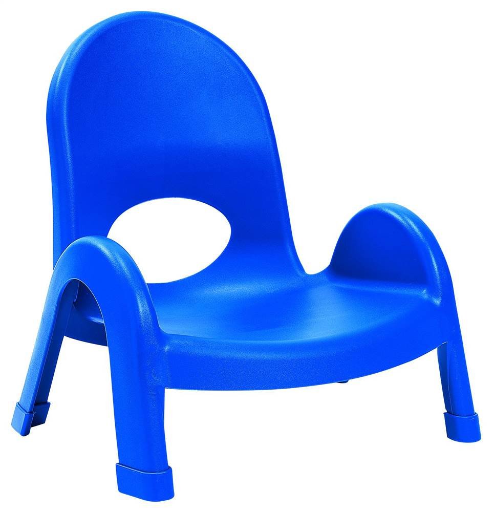 5" Stackable Child Chair - Royal Blue (4-Pack)