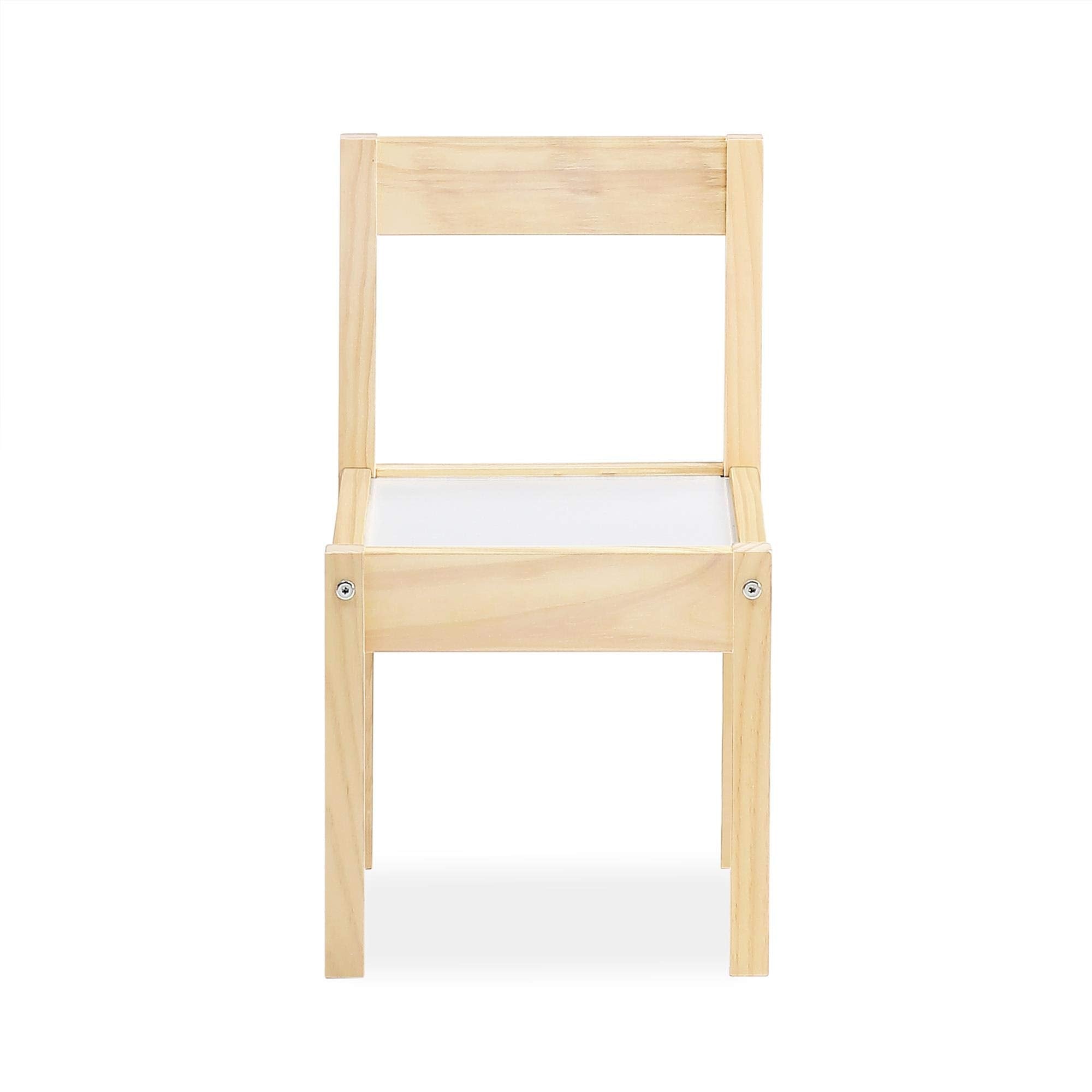 Hunter 3-Piece Kiddy Table & Chair Set Natural Wood