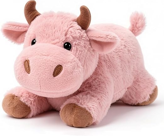 Gray Elephant Plush, 14 Inch - Soft Stuffed Animal, Plushie for Home Decor