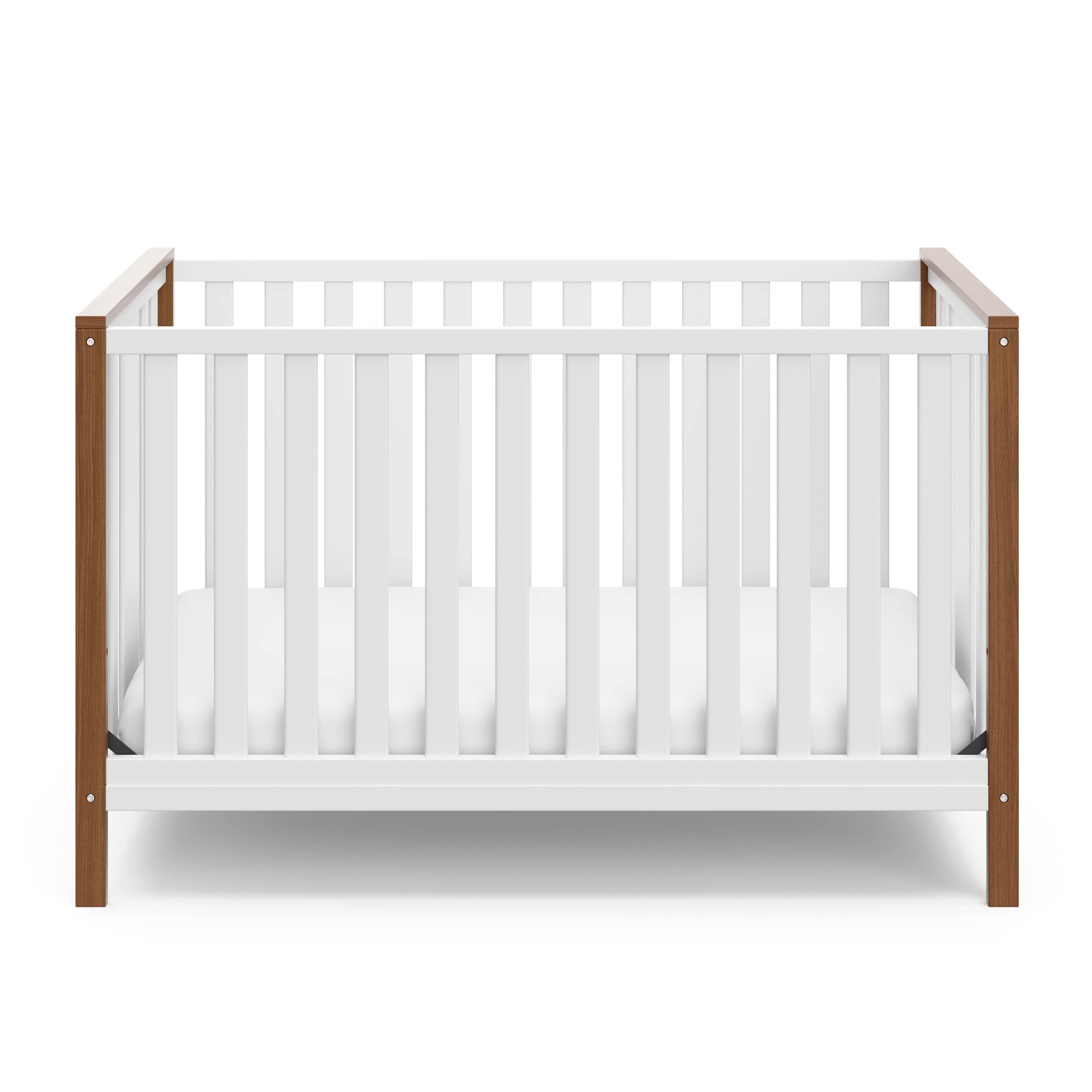 Modern Pacific 4-in-1 Convertible Crib with Adjustable Mattress Base