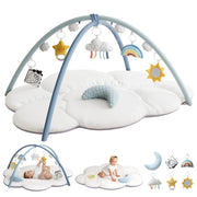 Oversized Baby Play Gym with Extra Thick Baby Play Mat – Cloud-Shaped Design