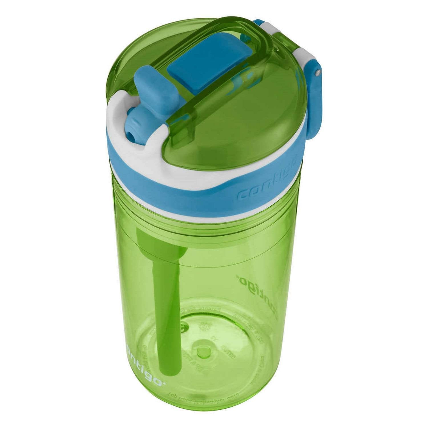 Kids 2 - in - 1 Snacker Spill Proof Cups 2 Pack Blue and Green