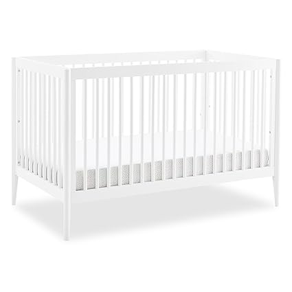 Casey 4-in-1 Convertible Crib - Greenguard Gold Certified, Charcoal/Natural