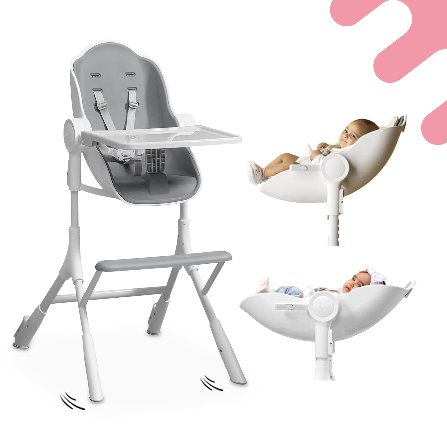 Cocoon Z High Chair & Baby Lounger | Perfect High Chair