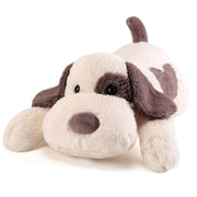 Grey & White Dog Weighted Stuffed Animals - 22 Inch 4.5 Pounds Weighted
