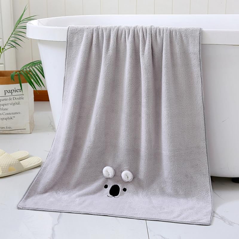 3-Pack Toddler Bath Towel Large 57x27 Inch | Hooded Kids