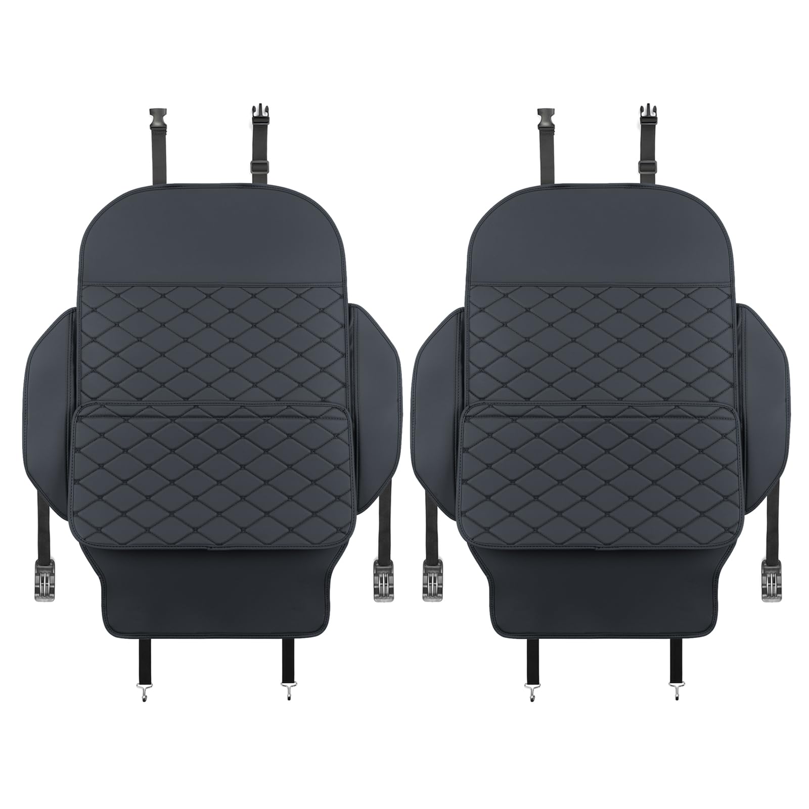 Seat Back Protector + Large Capacity Pocket Storage Organizer