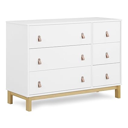 babyGap Legacy 6 Drawer Dresser with Leather Pulls and Interlocking Drawers