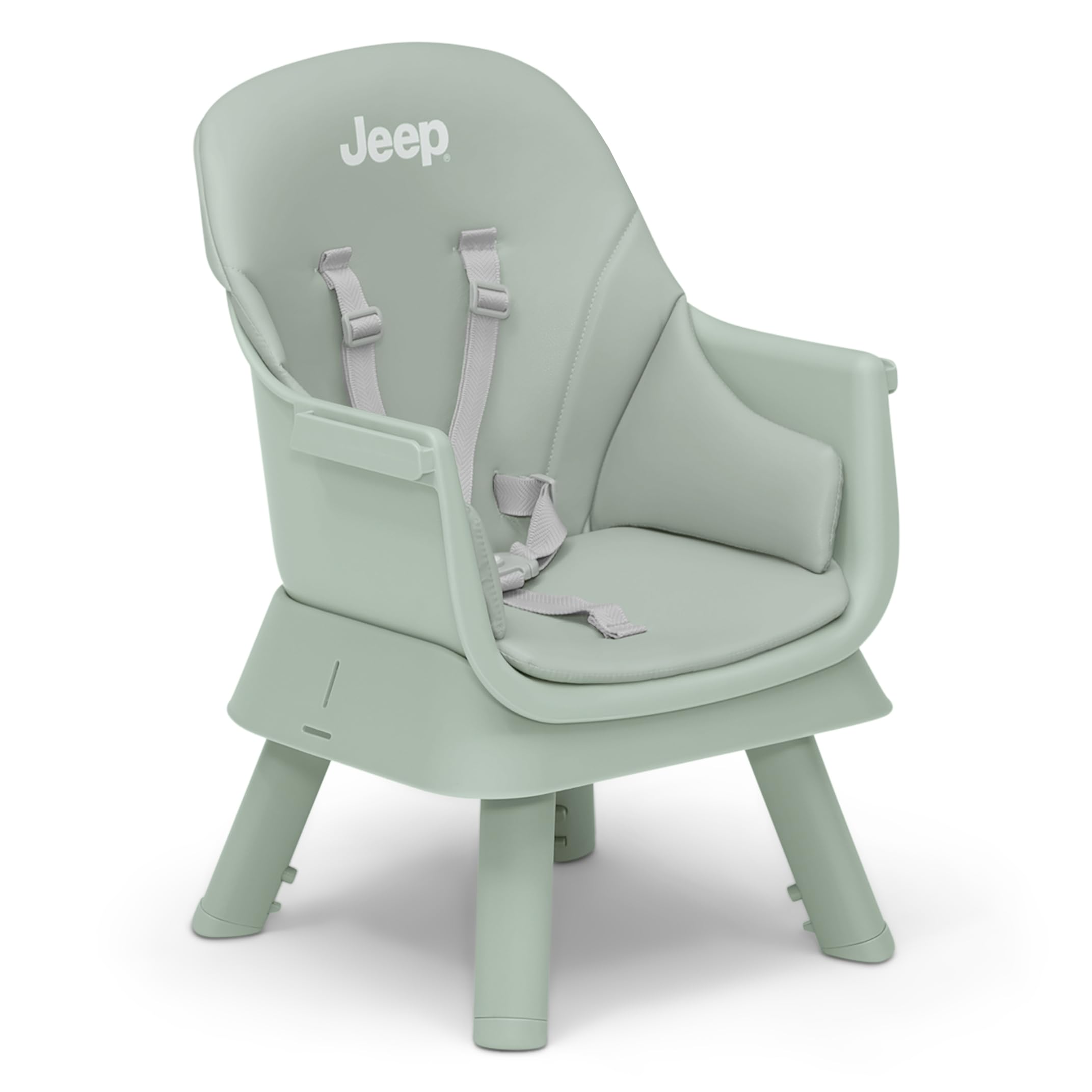 6-in-1 Convertible Wooden High Chair with Removable Tray