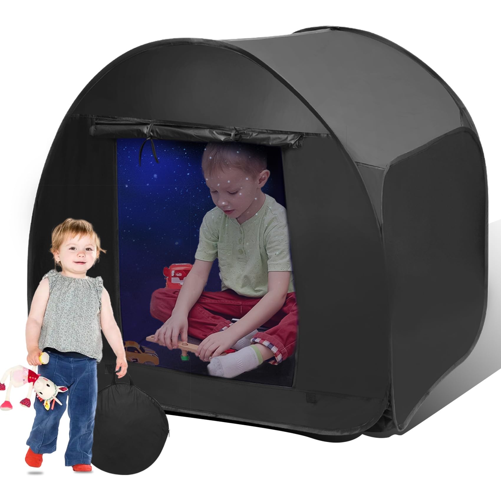 Sensory Tent for Kids 47.2 * 47.2 * 47.2 in - Portable Pop-up Play Tent for Calming Down & Improving Focus - Ideal for Children with Autism, ADHD, & Sensory Processing Disorder (SPD)