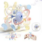 Baby Toy, Montessori Sensory Teether Toy for 0-6, 6-12 Months