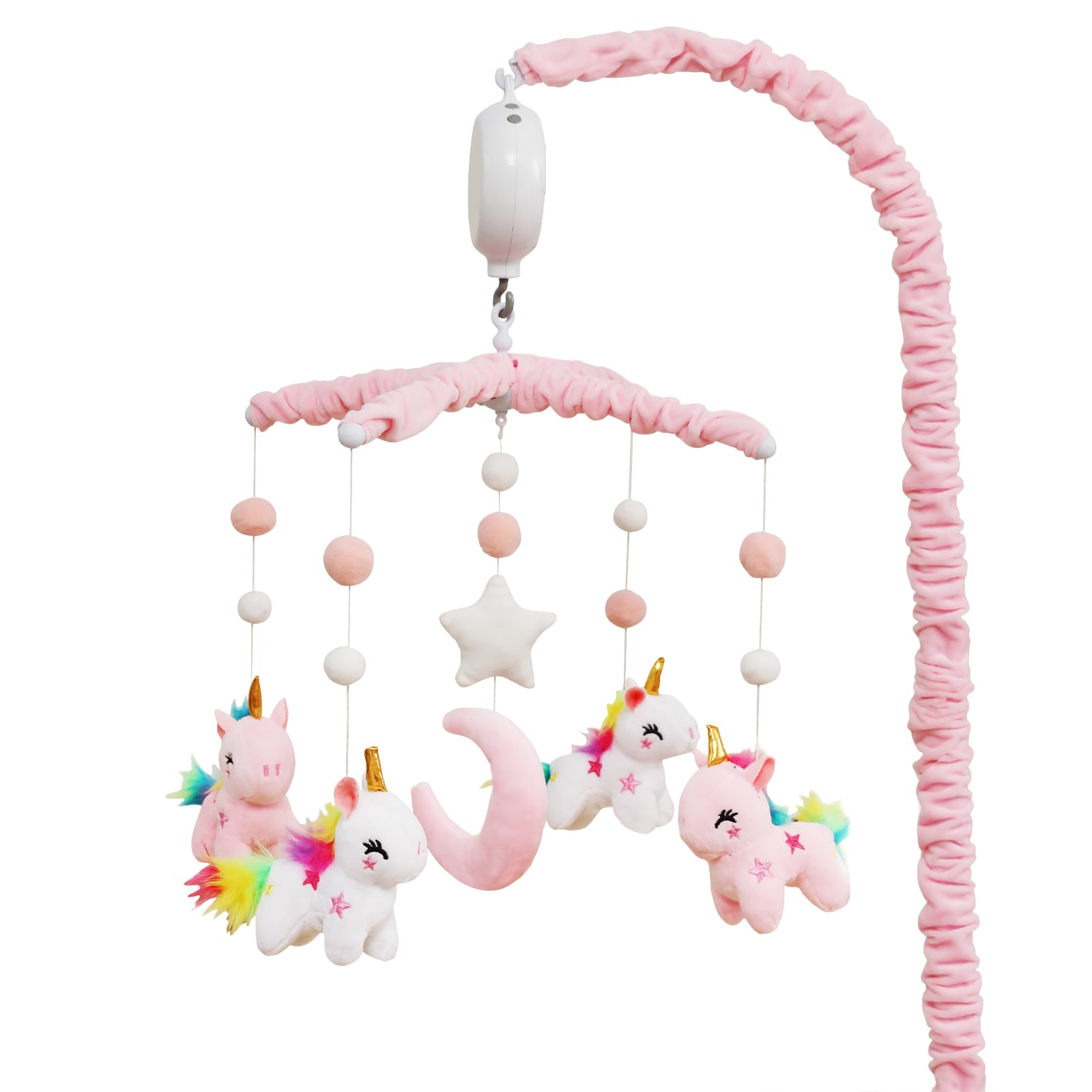 Baby Crib Mobile - Unicorn Crib Mobile for Girls