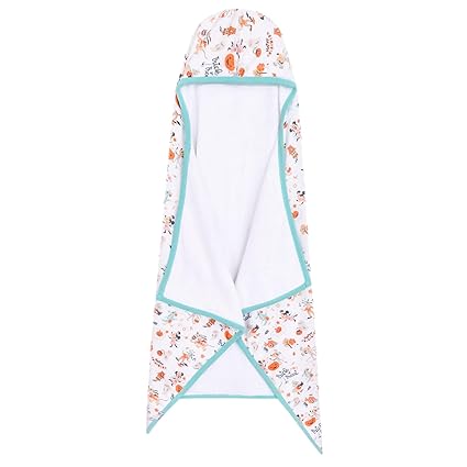 Pearl Premium Big Kid Hooded Towel 'Mickey Mouse Check' - One Size