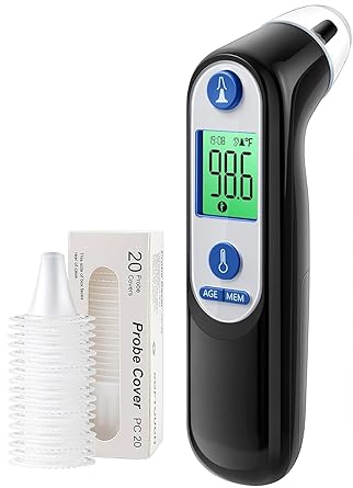 Ear Thermometer, Digital Ear Thermometer for Kids and Adults