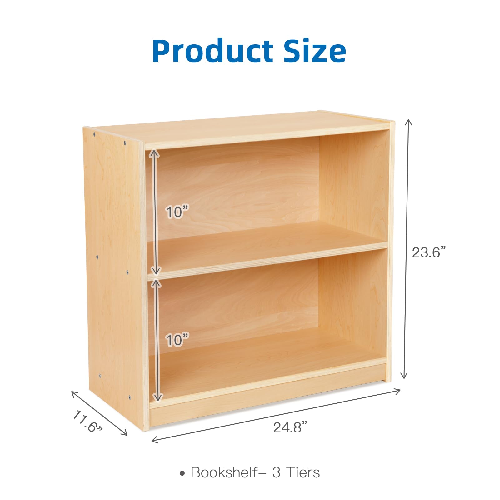 Montessori Wooden Storage Shelf for Kids