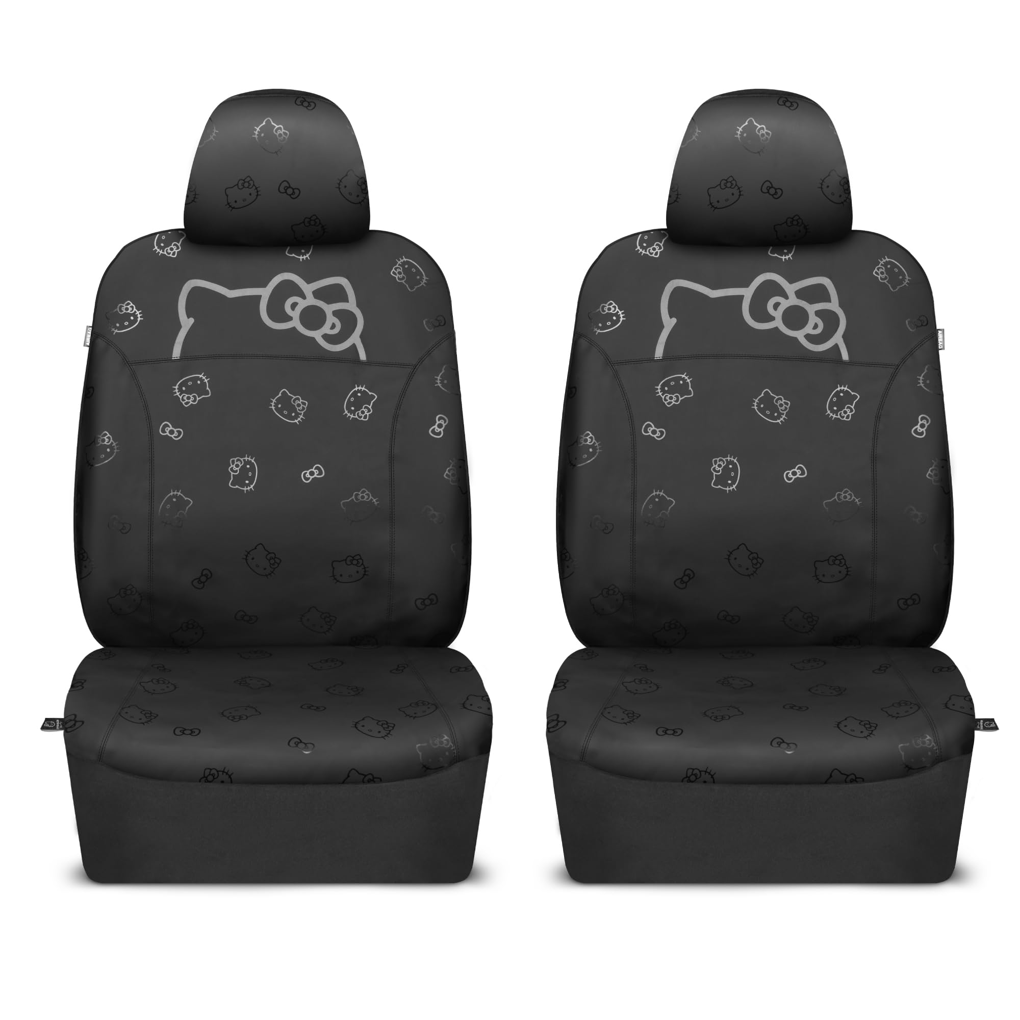 Hello Kitty Car Seat Covers - Cute Front Seat Covers, PU Leather Seat Covers for Cars
