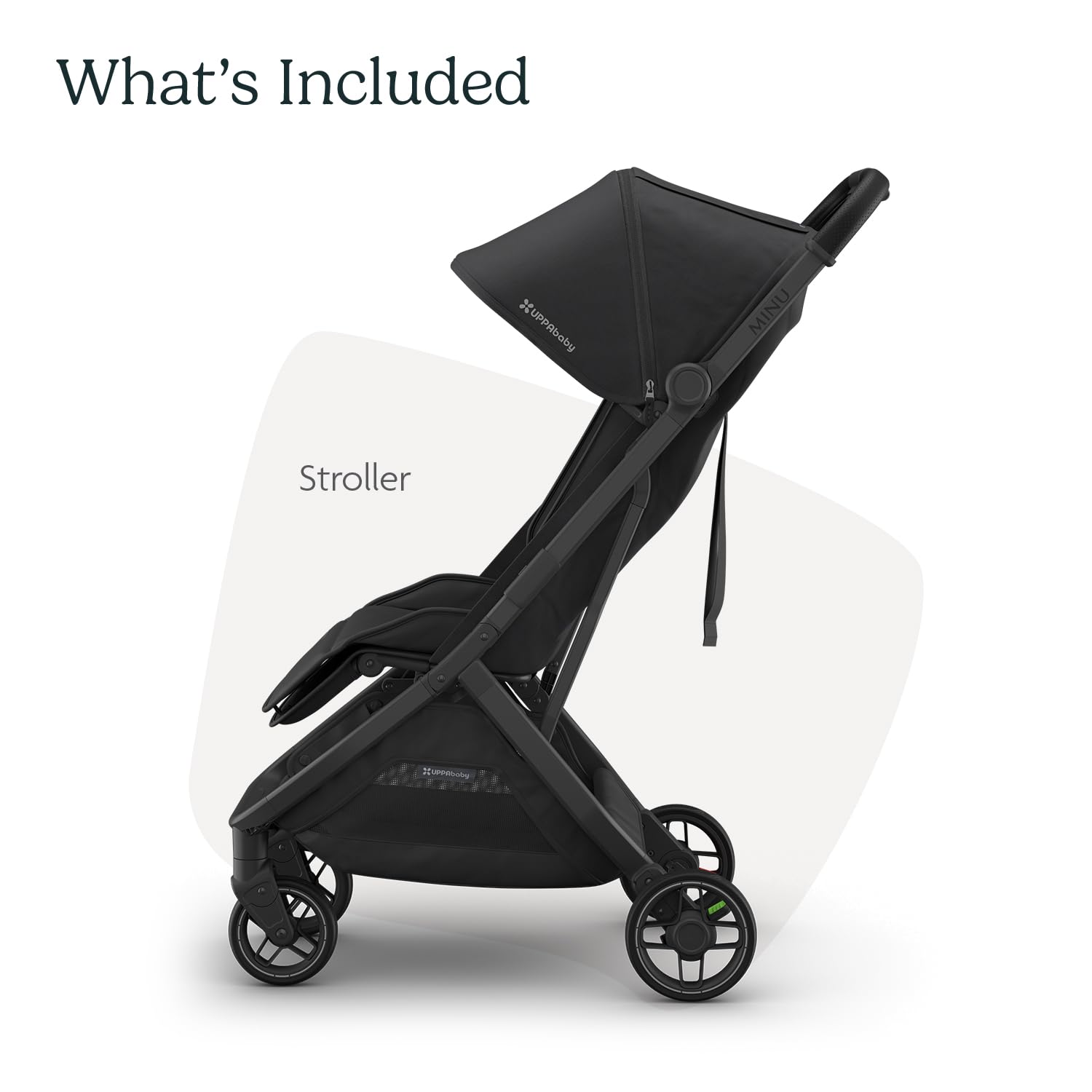 Minu V3 Travel Stroller | Lightweight + Compact Design | One-Hand Fold