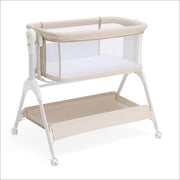 Cuddly 3 in 1 Rocking Bassinet, Baby Bassinet Bedside Sleeper with Soft Mattress