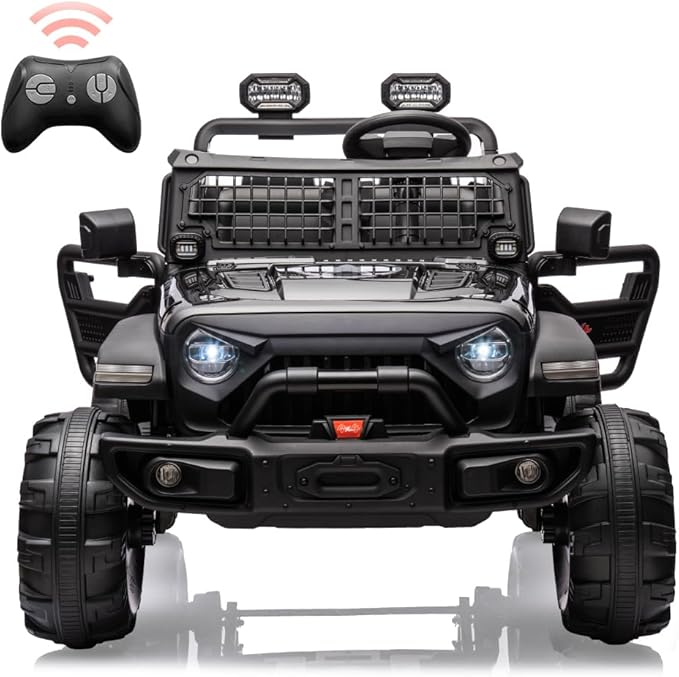 Kids Car, 24V 9Ah 2 Seaters Ride On Car with Remote Control, 2 * 120W Motors