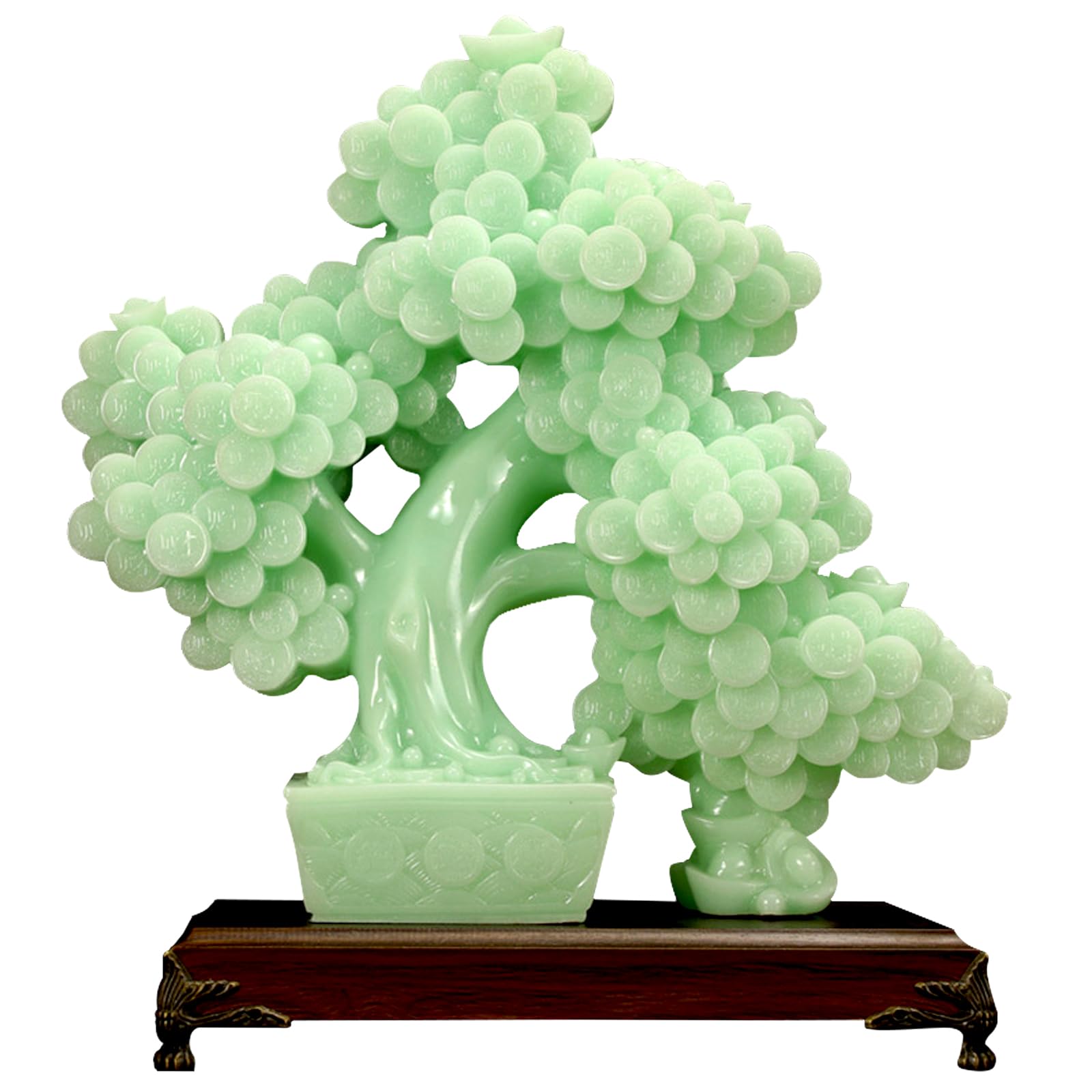 Resin Money Tree Feng Shui Bonsai Decor