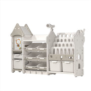 Kids Toy Storage Organizer and Children Bookshelf