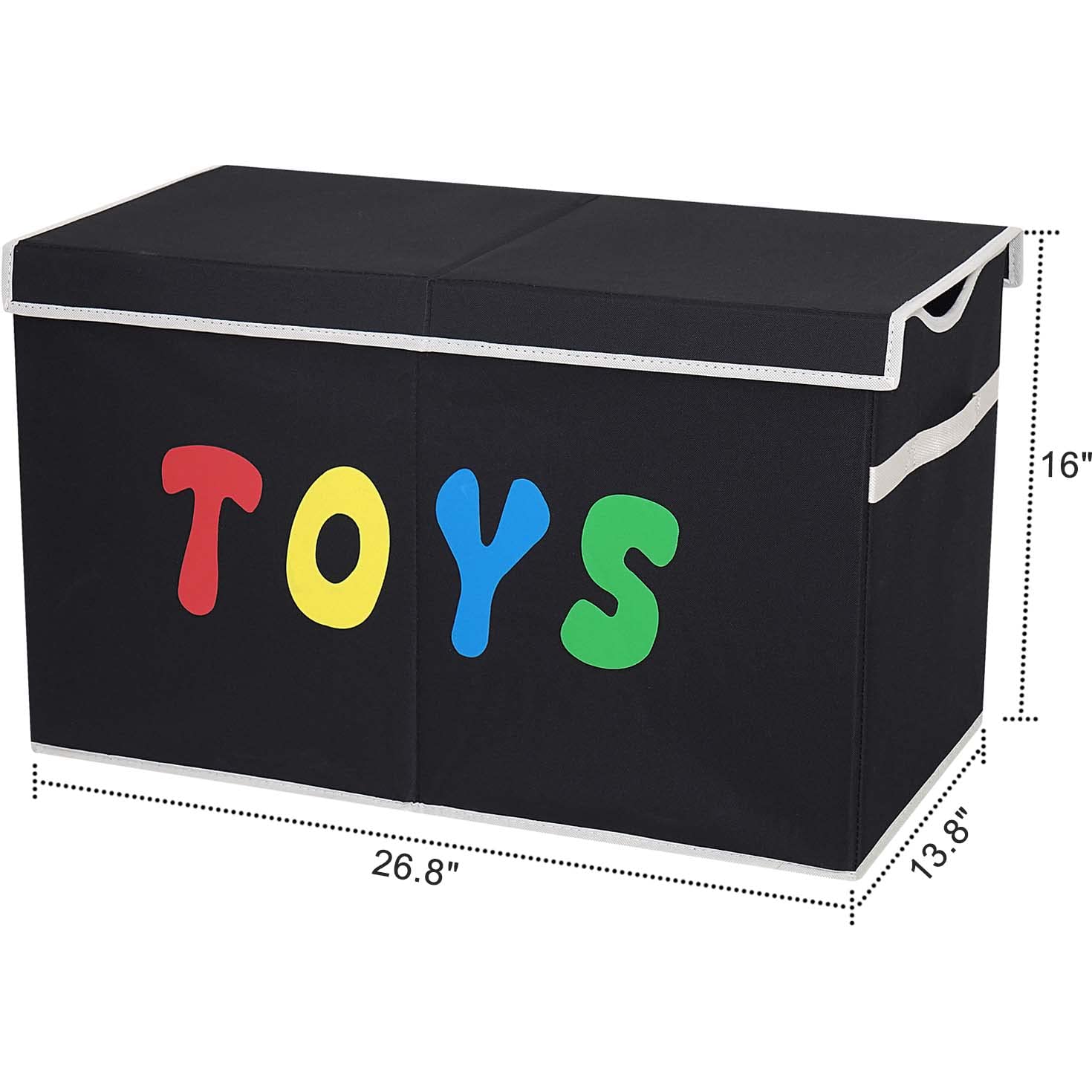 Toy Box Chest, Collapsible Sturdy Storage Bins with Lids