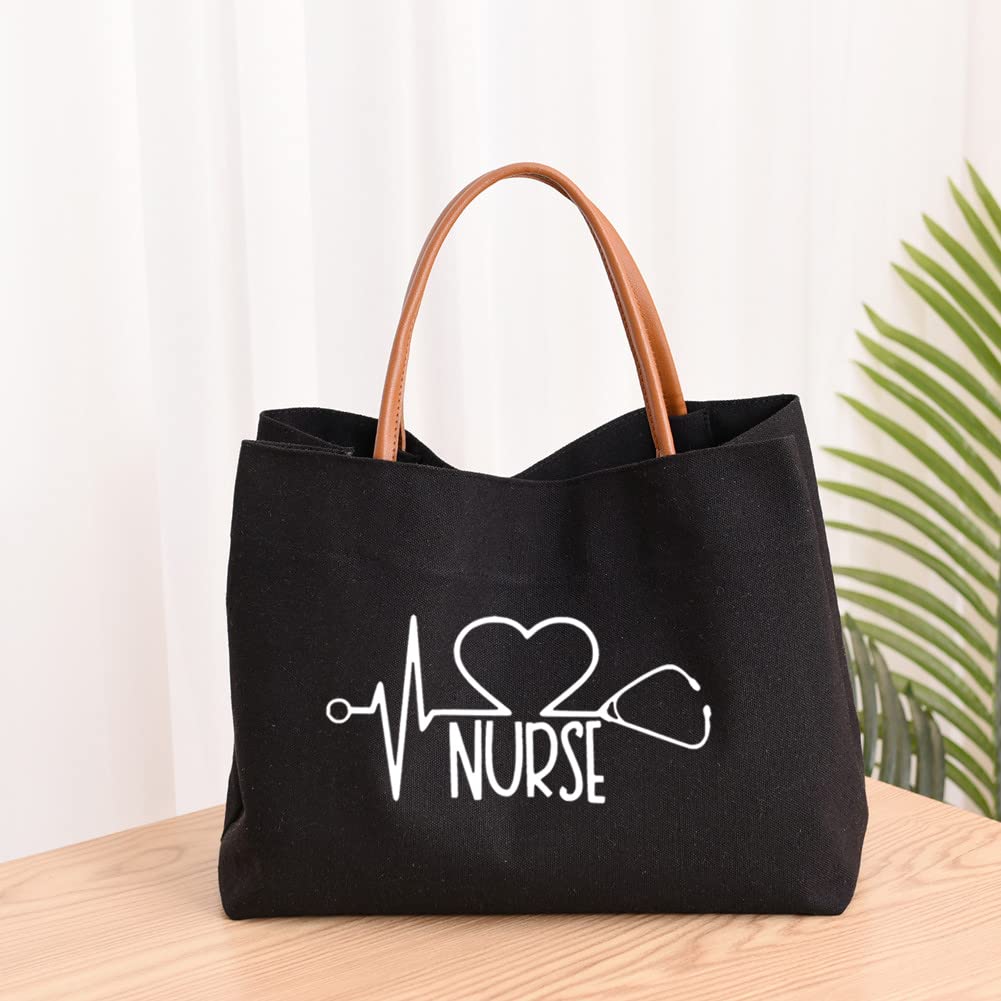 Nurse Tote Bag Nurse Gifts RN Nursing Bag for Work, Shopping, Beach