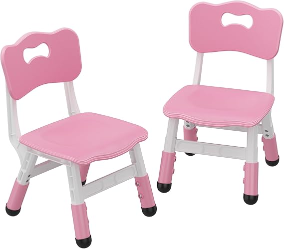 3 Level Height Adjustable Kid Chair, Plastic Toddler Chairs