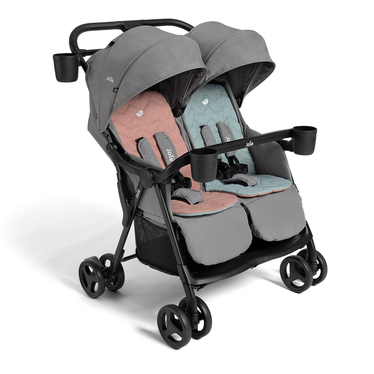Side-by-Side Double Stroller – Lightweight, Compact, and Comfortable