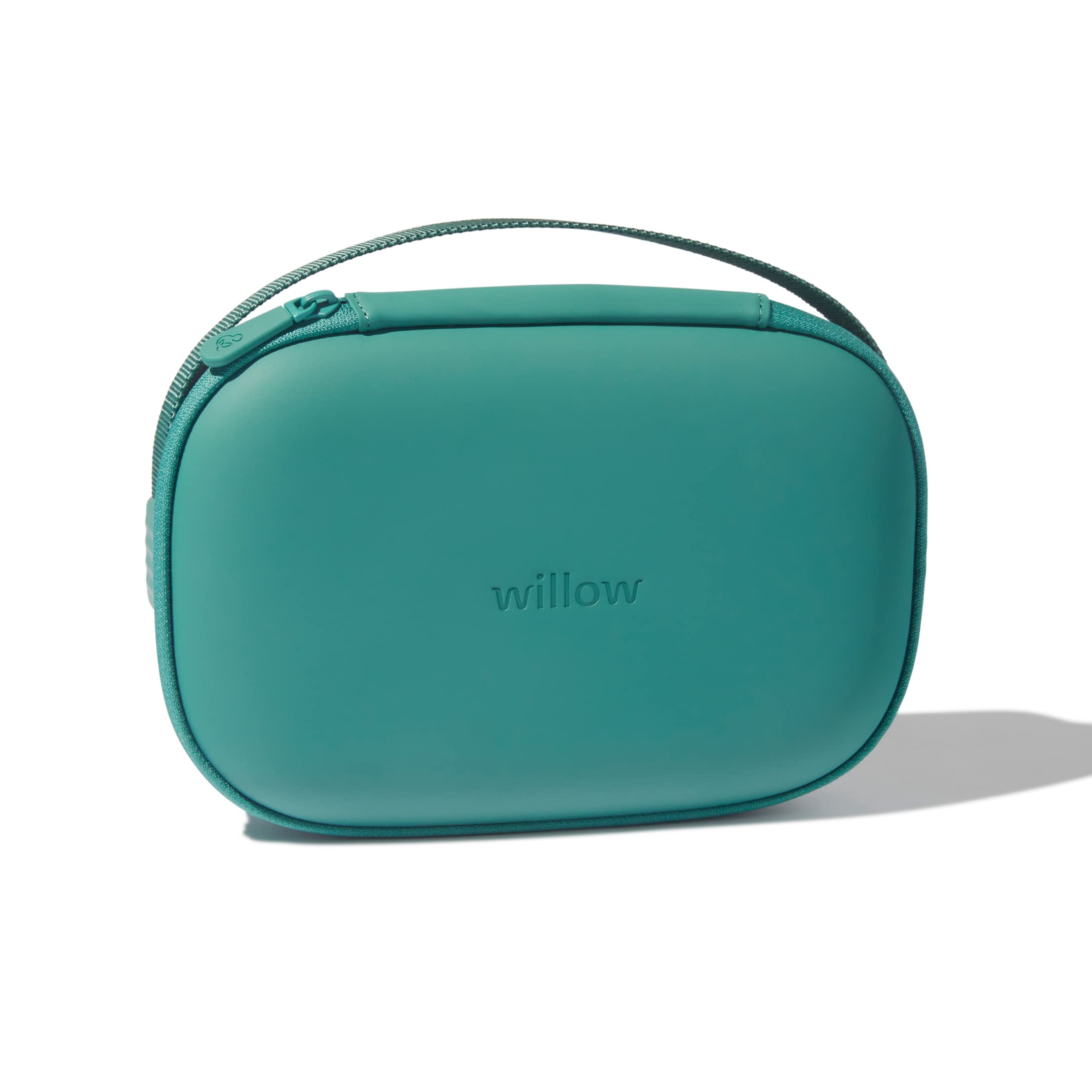 Wearable Breastfeeding Pump and Teal Case - Hands Free Breast Pump