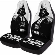 Star Movie Character Couple 2 Front Car Seat Covers for Car Truck Sedan SUV