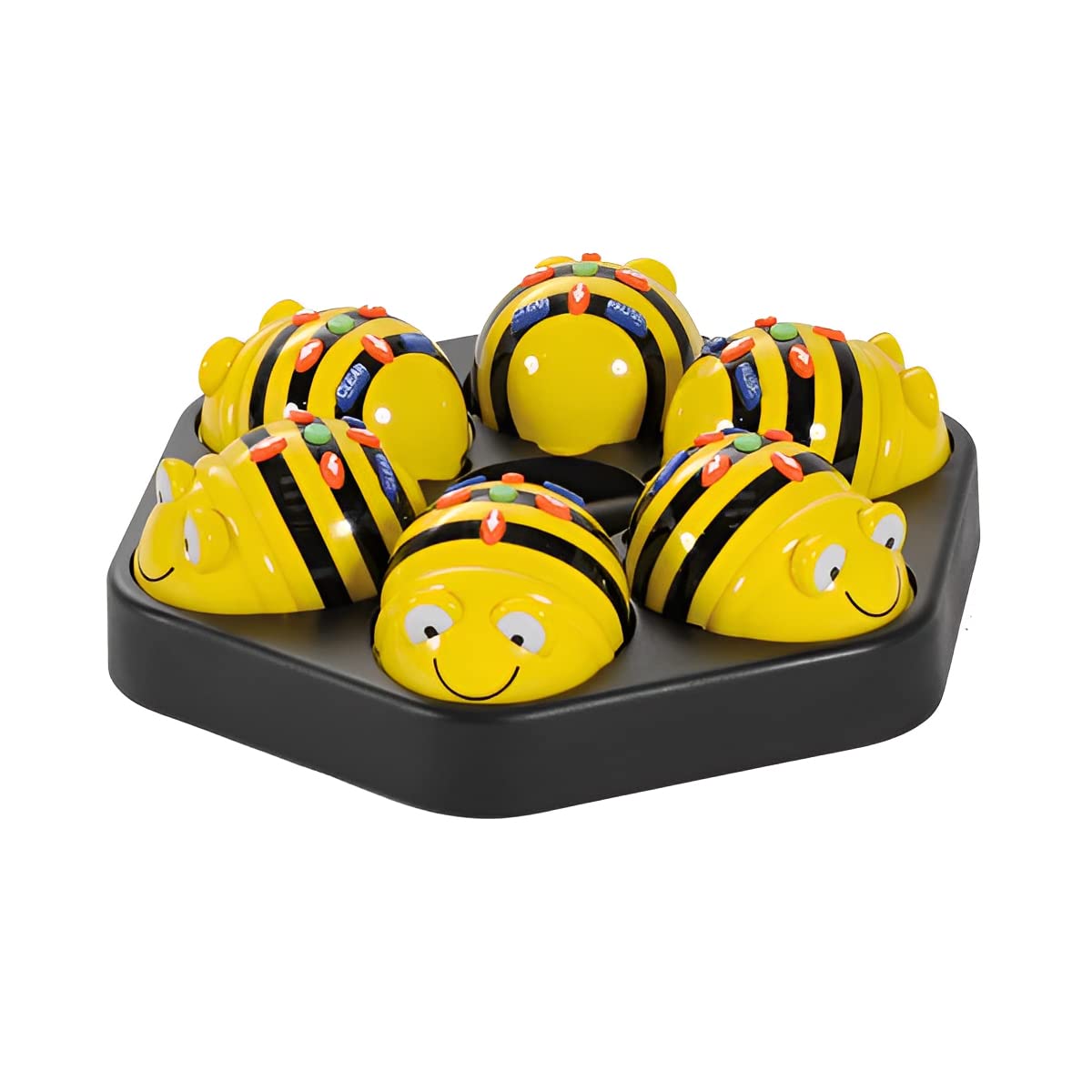 Programming Material: 6pcs Bee-Bots Floor Robotics & Free Docking Station