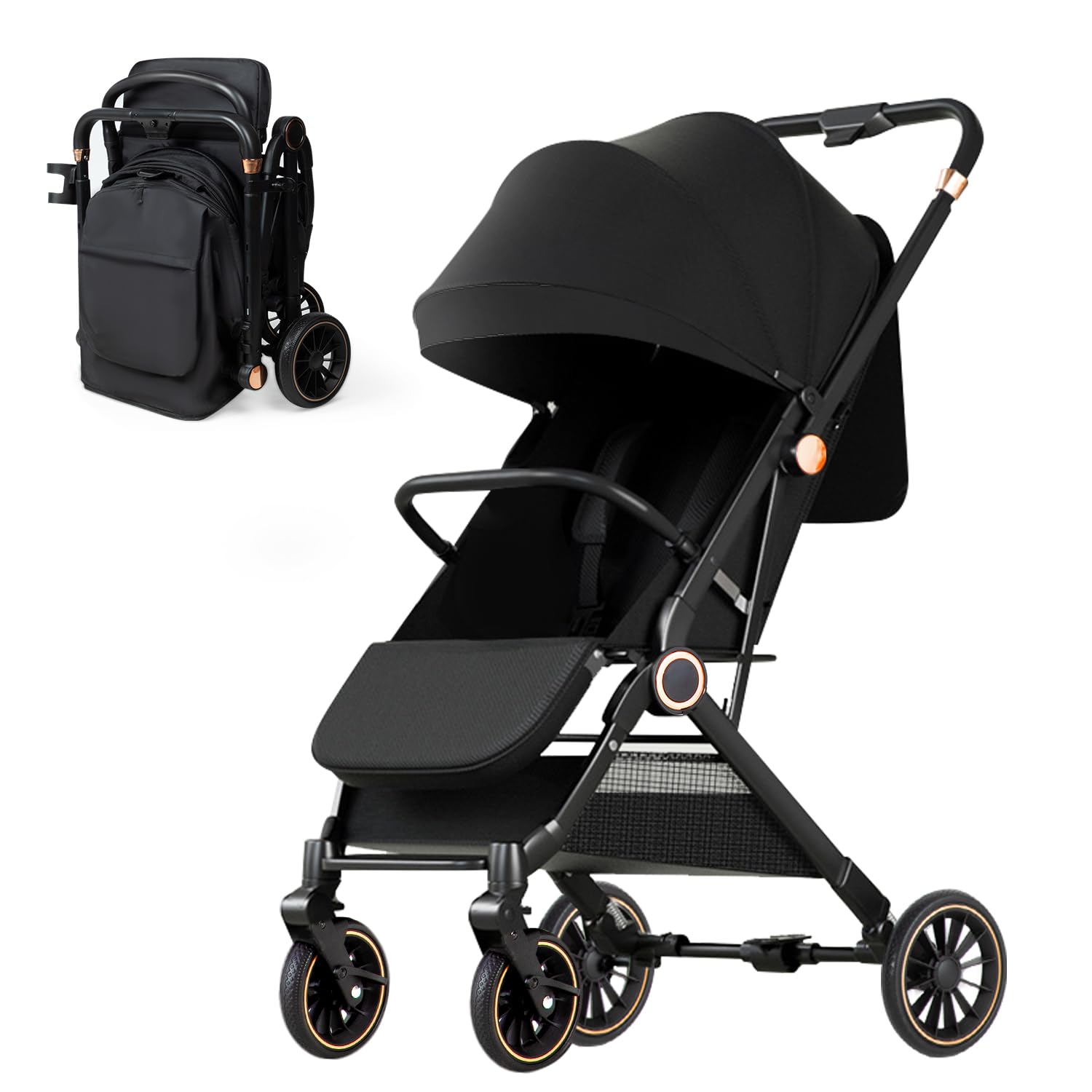 3 in 1 Folding High Landscape Infant Strollers Convertible Strollers
