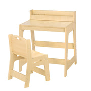 Desk and Chair Set, Toddler Student Desk and Chair Set for Bedroom