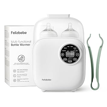 Baby Bottle Warmer, Felizbebe 10-in-1 Bottle Warmers for All Bottles