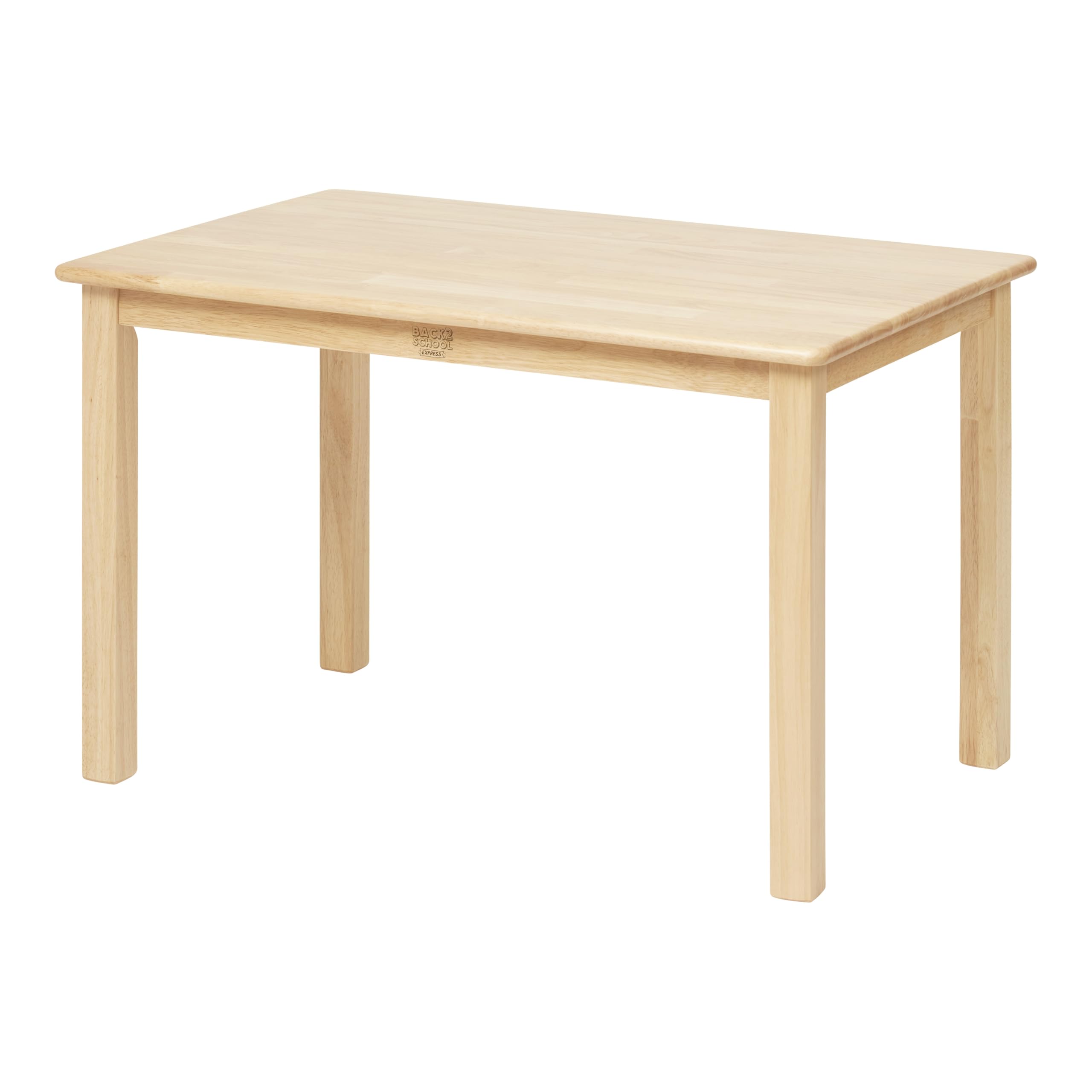 Express Kids Wood Table, Rectangle, 24in x 36in, Kids Furniture, Natural