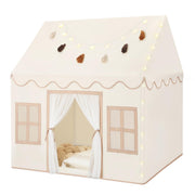 Kids Play Tent Indoor: with Mat, Tassel Garland, Star Lights