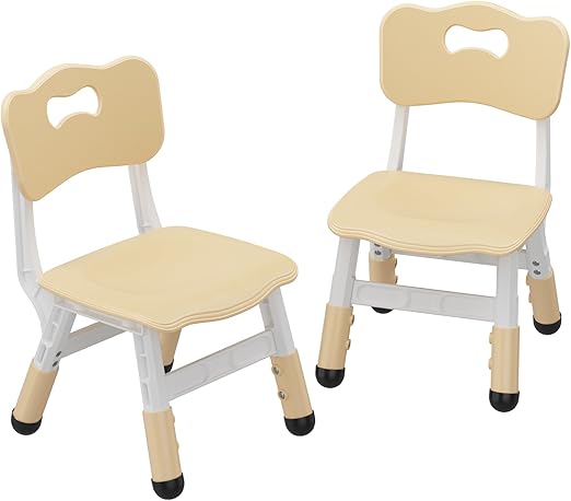 Kids Chair Set of 2, 3 Level Height Adjustable Kid Chair