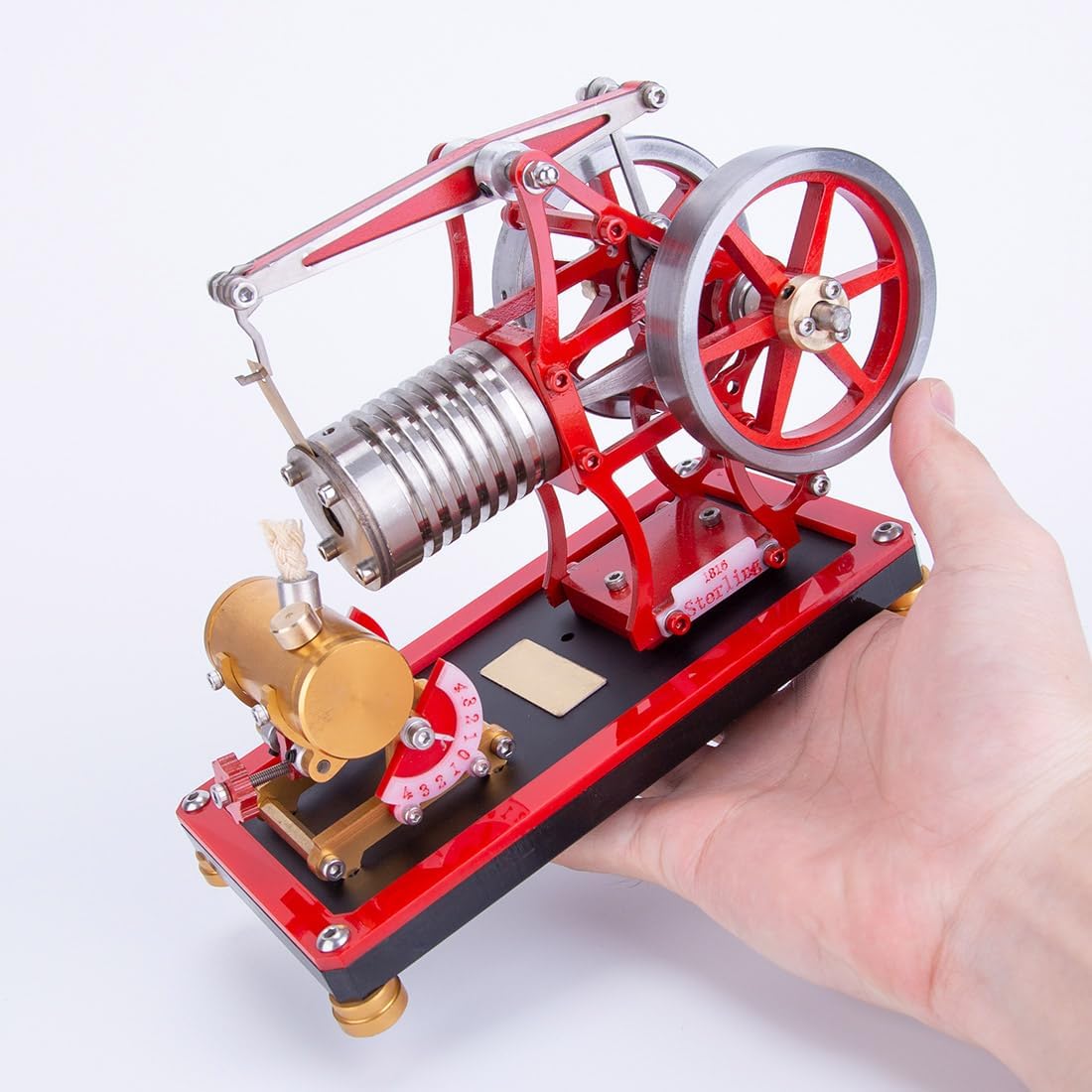 Wooptoothy VE-01 Engine Model Kits, Beam Vacuum Engine Model Kit for Adults, Engine Motor Model Educational Physics Experiment STEM Model